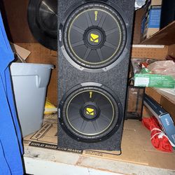 Dual 12” kicker comp c $140 obo
