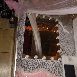 Mirror With Lights Brand New No Damage With Everything 