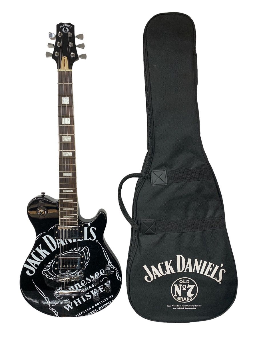 Peavey Jack Daniels Old No.7 Electric 6 String Guitar - Black w/ Case
