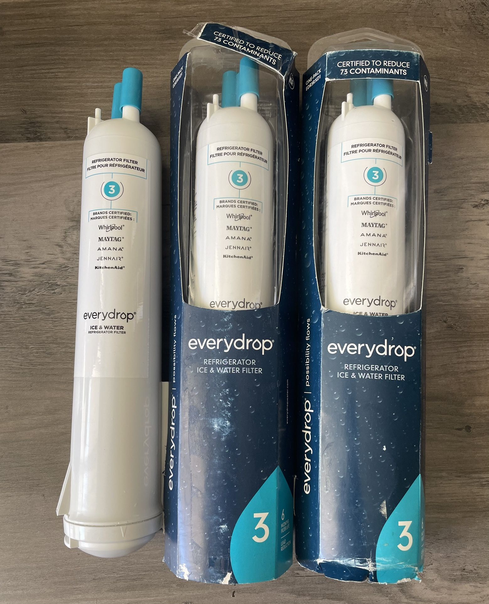 Whirlpool everydrop filter 4 (Pack Of 3   EDR4RXD1, EDR4RXD1B, UKF8001