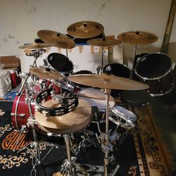 Gorgeous 8pc Pearl Export Series Drum Set