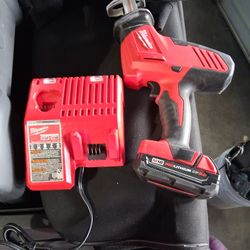 Milwaukee Saw New Battery And Charger