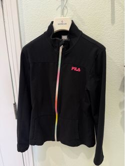Fila women medium black light jacket