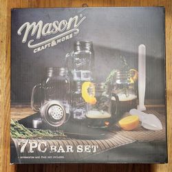 Mason Craft & More: 7 Piece Bar Set