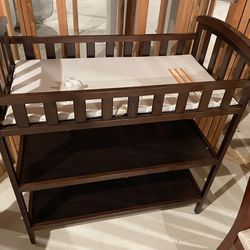 Crib, Mattress and Changing Table