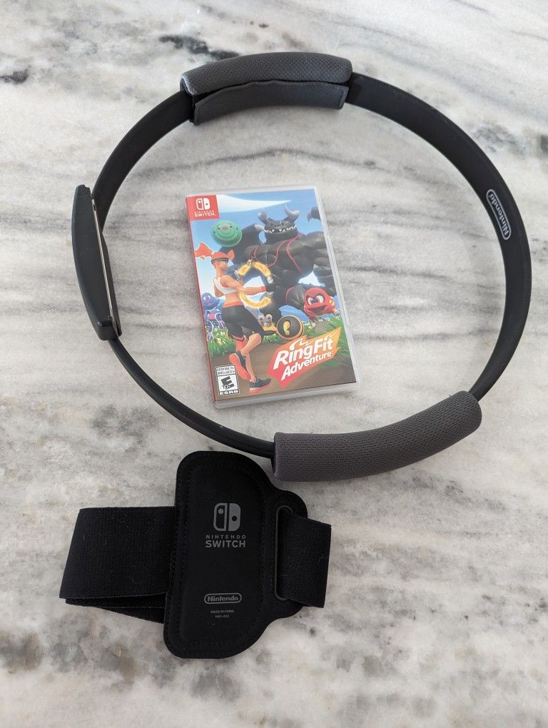 nintendo Switch Ring Fit Adventure Game