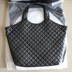 Quilted Lambskin Tote Bag