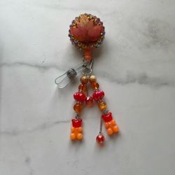 Holiday handmade name badge