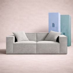 Rove Concepts M1 Love Seat | Platinum Grey
