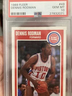 1989 FLERR DENNIS RODMAN PSA 10 🔥🔥📈
