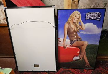 5 new 36 x 21 glossy metal frames with real glass for paintings, posters, photos-$50 each
