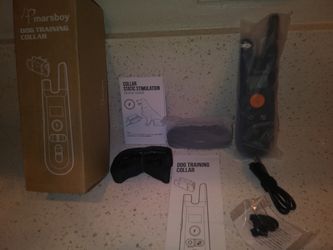 Dog training collar