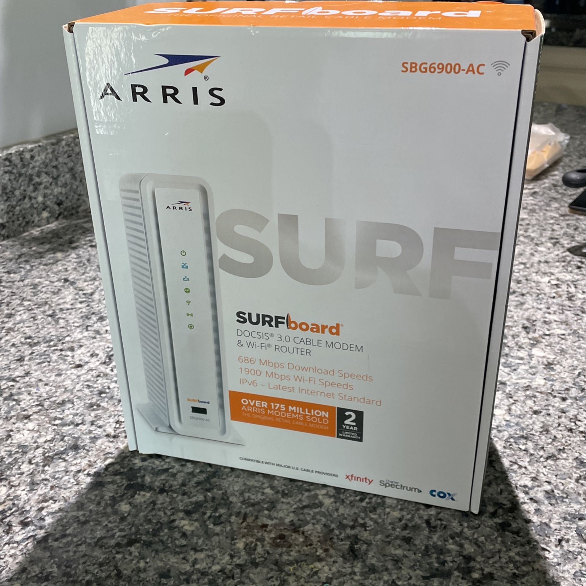 ARRIS Surfboard Docsis 3.0 Cable Modem & Wi-fi Router