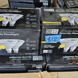 LED Motion Activated  Security Flood Lights 120W