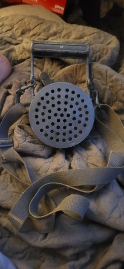 Vintage WWII Hand-Crank Air Raid SirenAuthentic World War II era hand-held air raid warning siren made by Federal Electric Co.