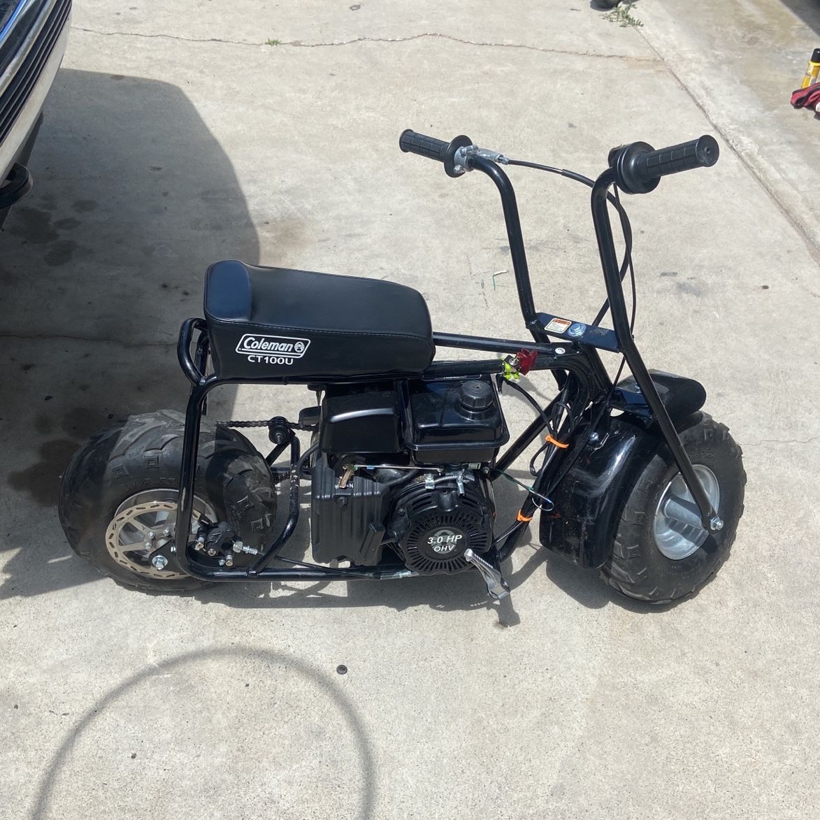 coleman ct100u-b mini bike Hardline Products USA Wheels for Tots Training Wheels (Coleman CT100U) : Sports & Outdoors Custom Stretched and Lowered Coleman