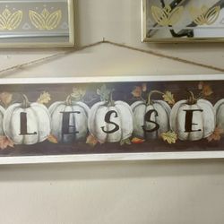 Blessed Sign 32”x8”
