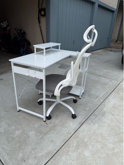 L-Shaped Desk and Chair