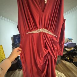 Red Long Dress 