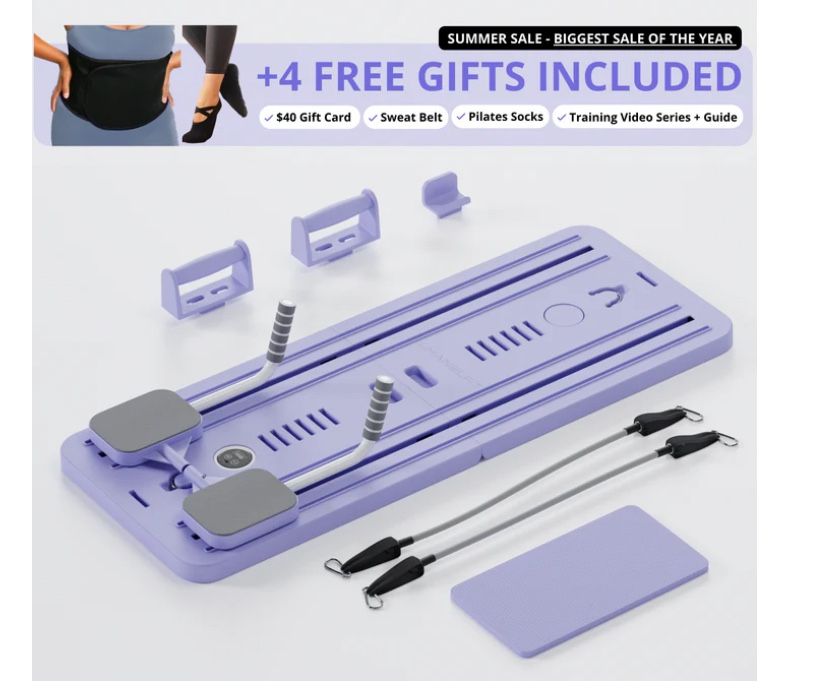 LHANEL F/T Pilates Reformer Set (Purple)