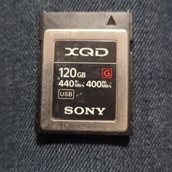 120 GB XQD Sony Memory Card