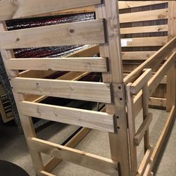 Real wood triple Bunkbed