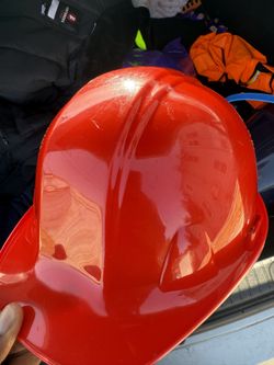 Red Safety Helmet