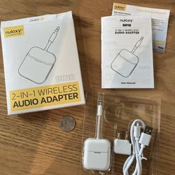Wireless Audio Blutooth Transmitter (Airplane/Carplay)