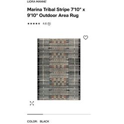 8x10 Rug Tribal Stripe - Brand New 