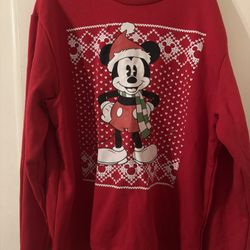 Disney Mickey Mouse Xmas Sweater Size M 