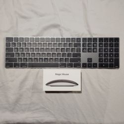 Bluetooth Apple keyboard and mouse 