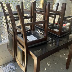 Table Set with 4 Chairs