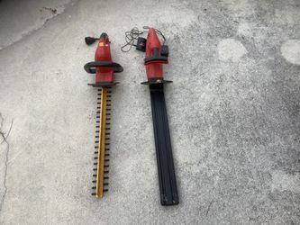 24” Homelite and Troy Bilt Hedge Trimmers