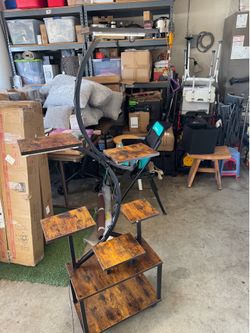 Flower stand with grow  lights  two for $60