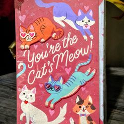 Valentines Cards "Cats" Set of 5