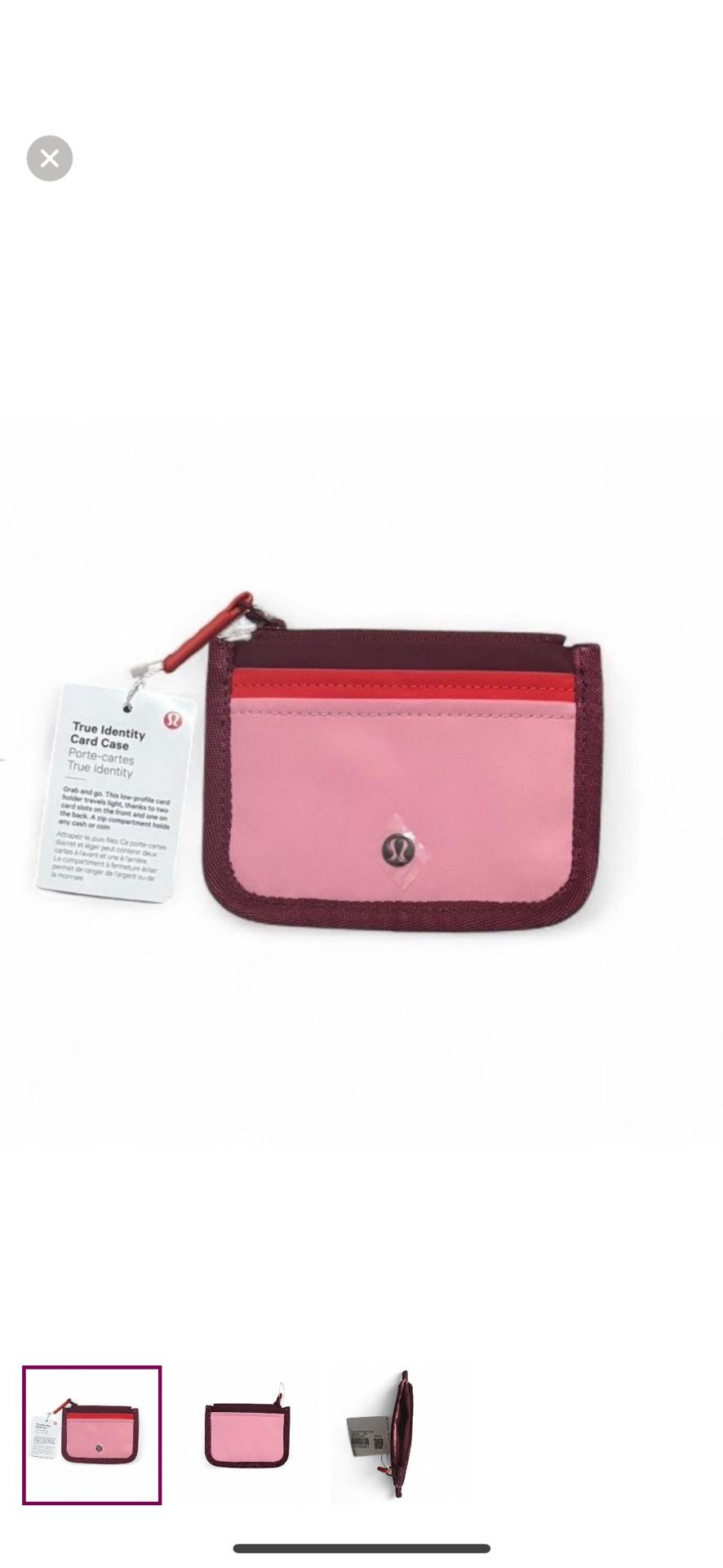 Lululemon True Identity Card Case  