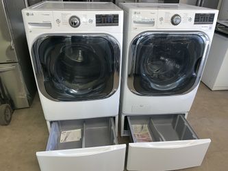 LG set washer and dryer gas 29 inch