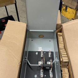 GE TC10324R 3 Wire 2 Pole Non-Fusible Emergency Power Transfer Switch (New In Box)