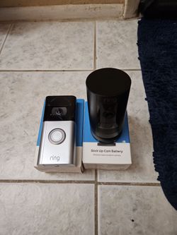 Ring security camera set