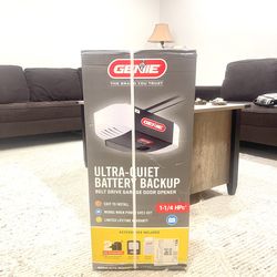 Brand New Genie 1-1/4 HPc Belt drive Garage Door Opener and Battery Back-Up
