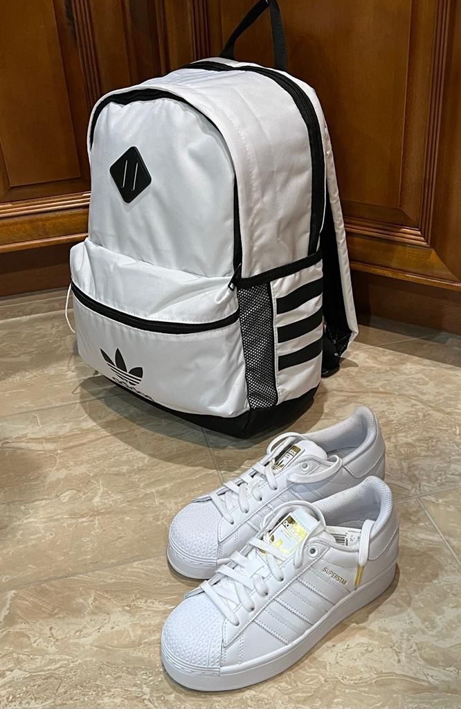 Adidas Shoes And Backpack Authentic
