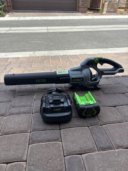 EGO 56V 615 CFM Cordless Leaf Blower with Battery and Charger
