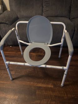 Brand new Handicap toilet with handles