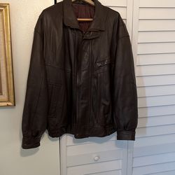 Brown Leather Jacket 
