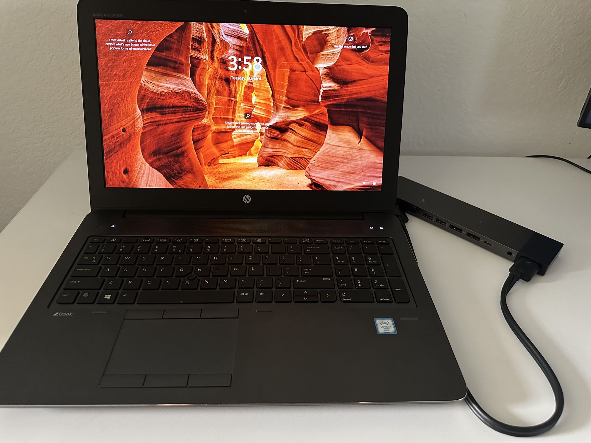 HP zbook 15 G3 workstation