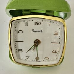 Vintage Forestville Travel Clock