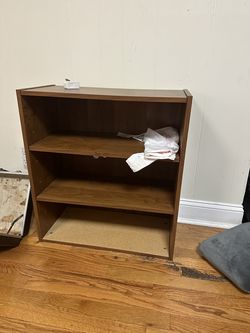 Wood Bookcase / Bookshelf – Adjustable Shelving