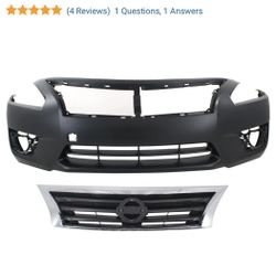 2015 Nissan Altima Bumper And Grill Replacement 