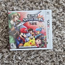 EMPTY CASE for Super Smash Bros 3DS game