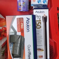 Aqueon Quit Flow Filter and Aqueon Pro 150 Heater 